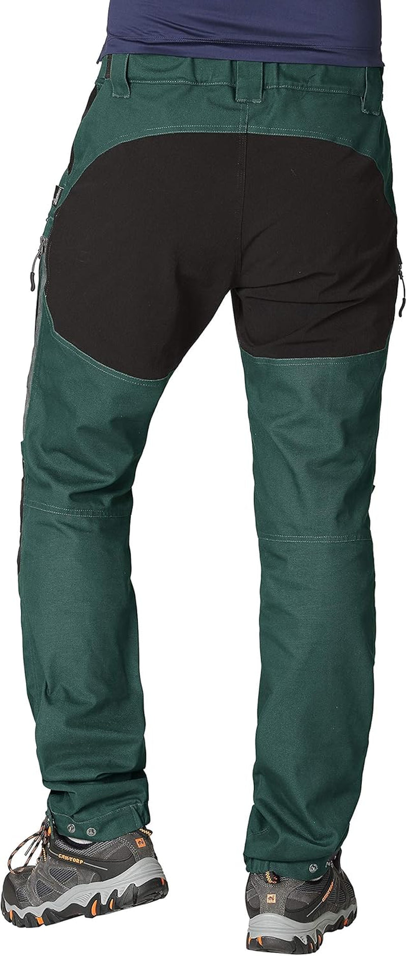 Mens Pro Hiking Stretch Pants Cargo Trouser Water-Resistant Tactical Outdoor Working Pants (Dearkes Spruce, M)