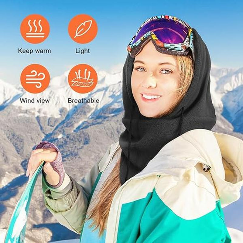 Ski Mask for Men Women Balaclava Face Mask Full Winter Mask Breathable Sports Mask Winter Windproof Fleece Ski Mask Snow