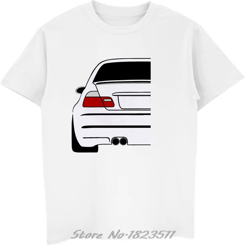 Cool Automotive Car Turbo E30 E36 E46 T Shirt Men Anime T-Shirts plus Size Tee Shirt Homme Classic Vintage Tshirt Men Camisetas