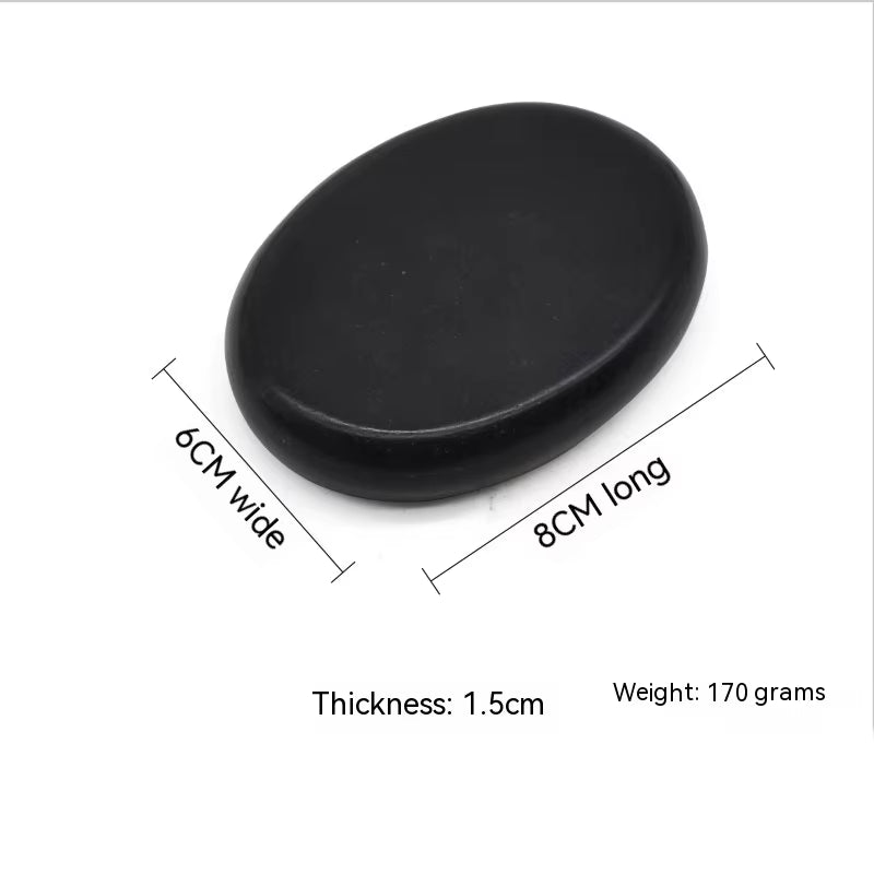 1/5Pcs Hot Stone Massage SPA Basalt Stone Relieve Stress Back Pain Therapy Massage Stone Back Massage Hot Compress Massage Tools