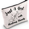 Massage Therapist Appreciation Gift Just a G-Irl with Healing Hands Makeup Bag Massage Therapy Cosmetic Bag Masseur Graduation Gift (With Healing Hands M)