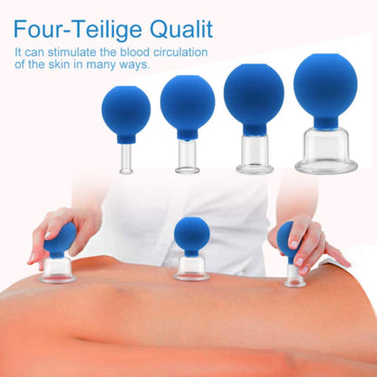Cupping Therapy Set Professional Massage Therapy Studio Home Glass Silicone Cups
