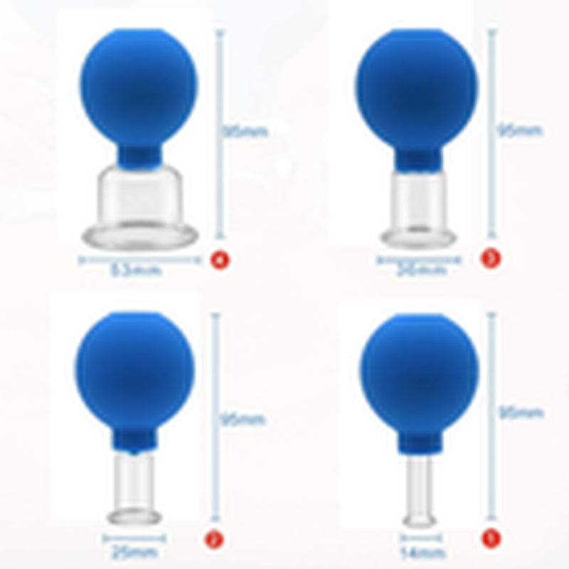 Cupping Therapy Set Professional Massage Therapy Studio Home Glass Silicone Cups