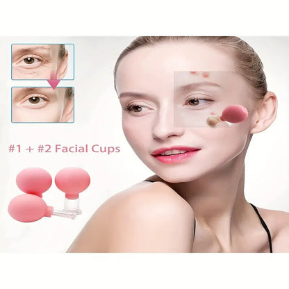 Cupping Therapy Set Professional Massage Therapy Studio Home Glass Silicone Cups