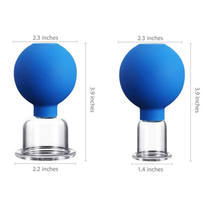 Cupping Therapy Set Professional Massage Therapy Studio Home Glass Silicone Cups