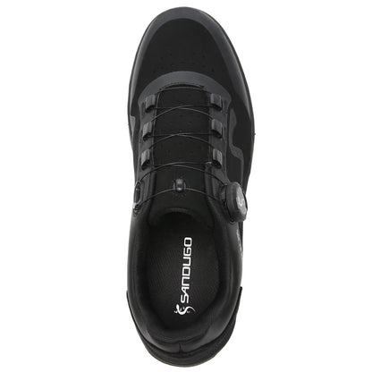 Mountain Bike Enduro D/H Shoes Are Suitable for All SPD and Flat Pedals Bicycle Shoes.High Quality Fabric.