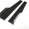 Universal Car Side Skirts Rocker Splitters Diffusers Winglet Wings Extension Rocker Panel Body Kit (Black-Carbon Fiber, 45CM)