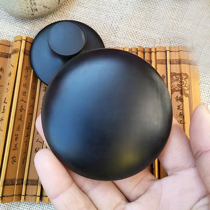 Smooth Mushroom Shape Face Massage Stone Lava Basalt Hot Stone for Spa Massage Therapy Body Facial Massage Stone