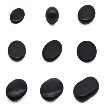 Black Natural Massage Stones Massage Lava Energy Massage Set Spa Rock Basalt Body Beauty Health Care Stone 3*4Cm