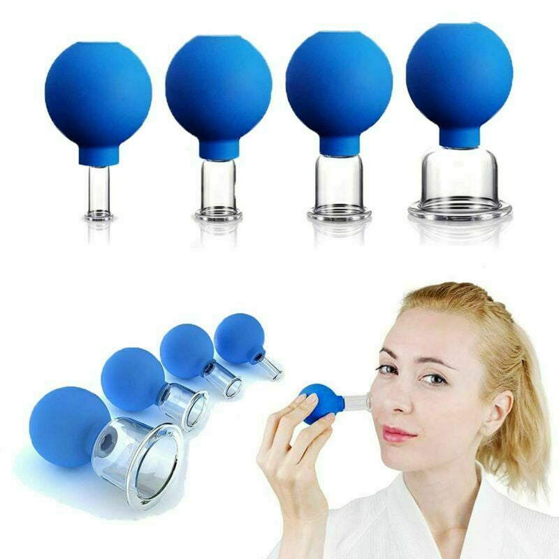 Cupping Therapy Set Professional Massage Therapy Studio Home Glass Silicone Cups