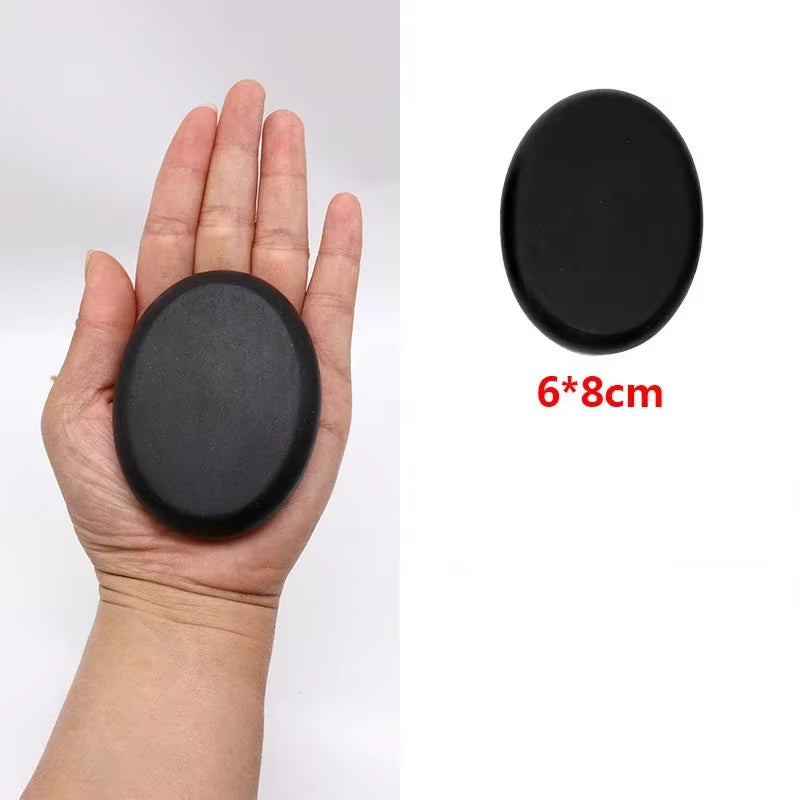 Natural Face Massage Stone Lava Basalt Hot Stone for Spa Massage Therapy Body Facial Massage Therapy Stone