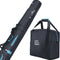 Ski Bag and Boot Bag Combo, Snowboard Bag Padded Ski Bags for Air Travel, Snow Ski Bags Fit Skis up to 200Cm, Ski Double Bag Combo