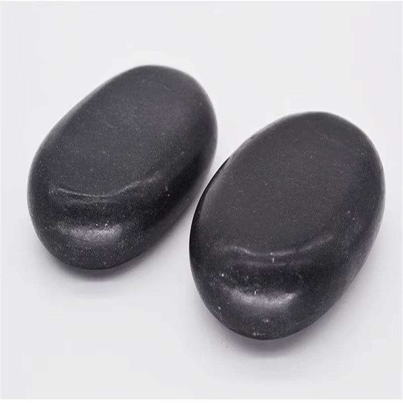 Black Natural Massage Stones Massage Lava Energy Massage Set Spa Rock Basalt Body Beauty Health Care Stone 3*4Cm