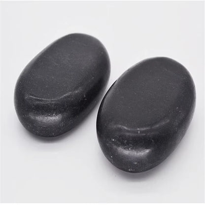 Black Natural Massage Stones Massage Lava Energy Massage Set Spa Rock Basalt Body Beauty Health Care Stone 3*4Cm