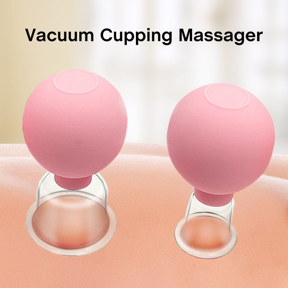 Cupping Therapy Set Professional Massage Therapy Studio Home Glass Silicone Cups