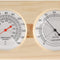 Sauna Thermometer 2 in 1 Wooden Fahrenheit Thermometer Hygrometer for Sauna Indoor Hygrothermograph for Family Hotel Sauna Room