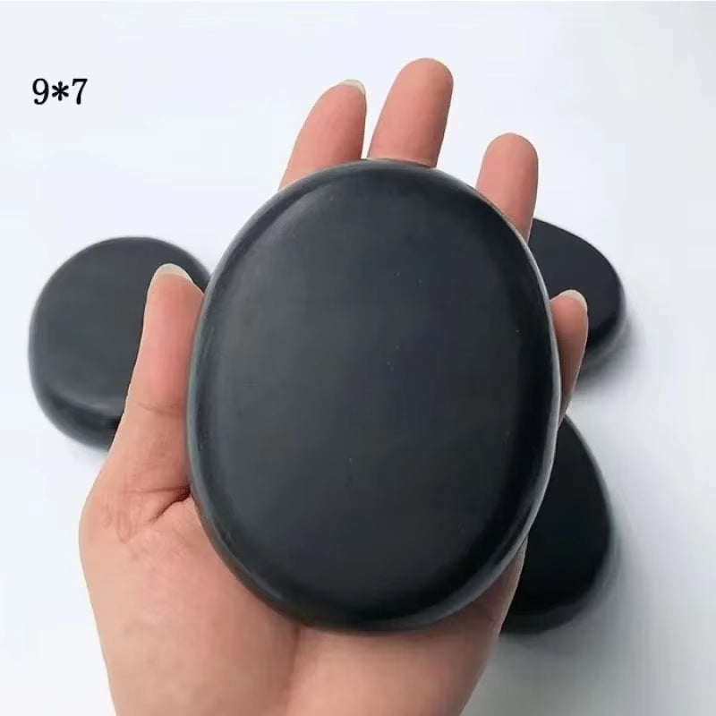 Natural Face Massage Stone Lava Basalt Hot Stone for Spa Massage Therapy Body Facial Massage Therapy Stone