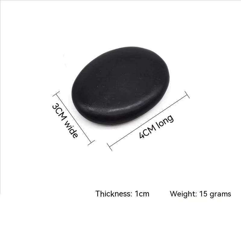 1/5Pcs Hot Stone Massage SPA Basalt Stone Relieve Stress Back Pain Therapy Massage Stone Back Massage Hot Compress Massage Tools
