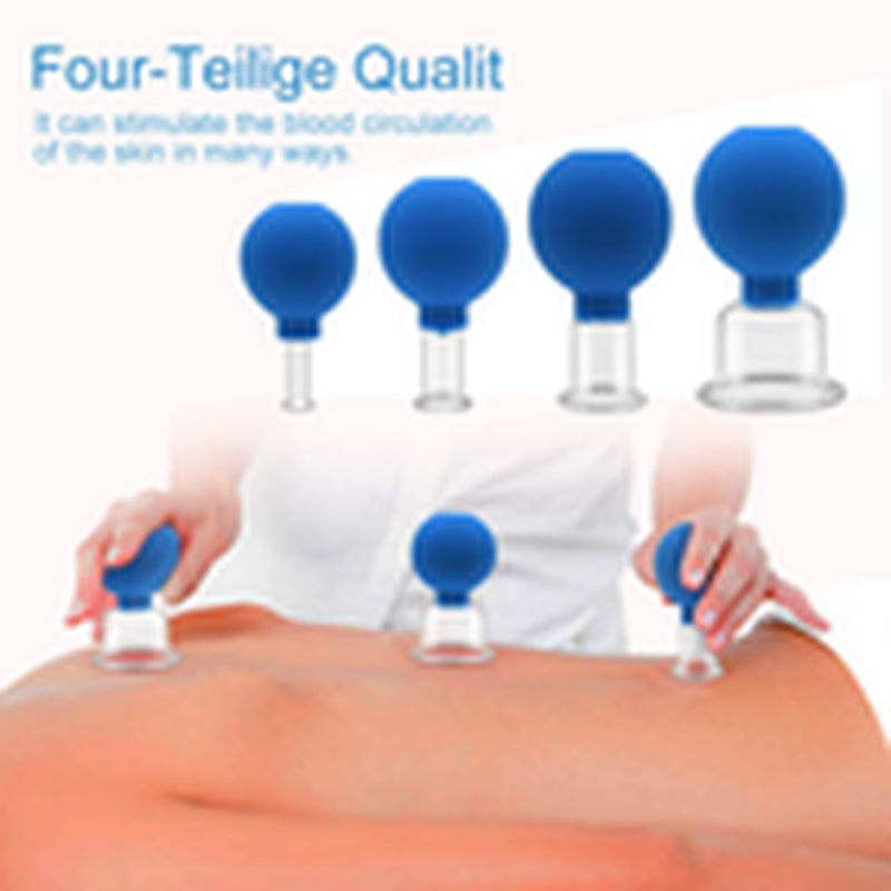 Cupping Therapy Set Professional Massage Therapy Studio Home Glass Silicone Cups