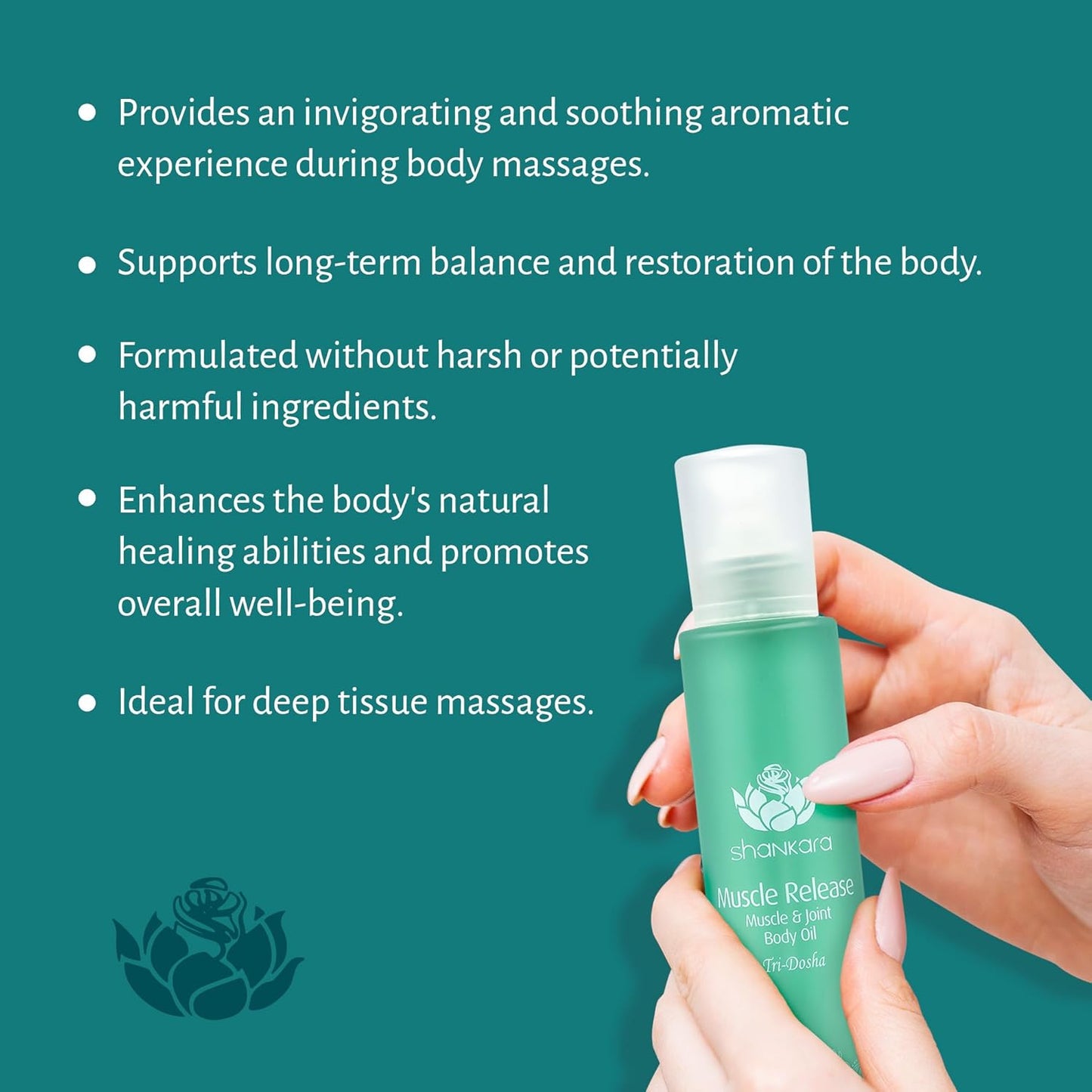 Body Massage Oil for Muscle Relief – Sore Muscle & Joint Care with Lavender & Arnica – Aromatic Oil Massager for Body Relax & Hydration – Body Oil for Women (100 Ml)