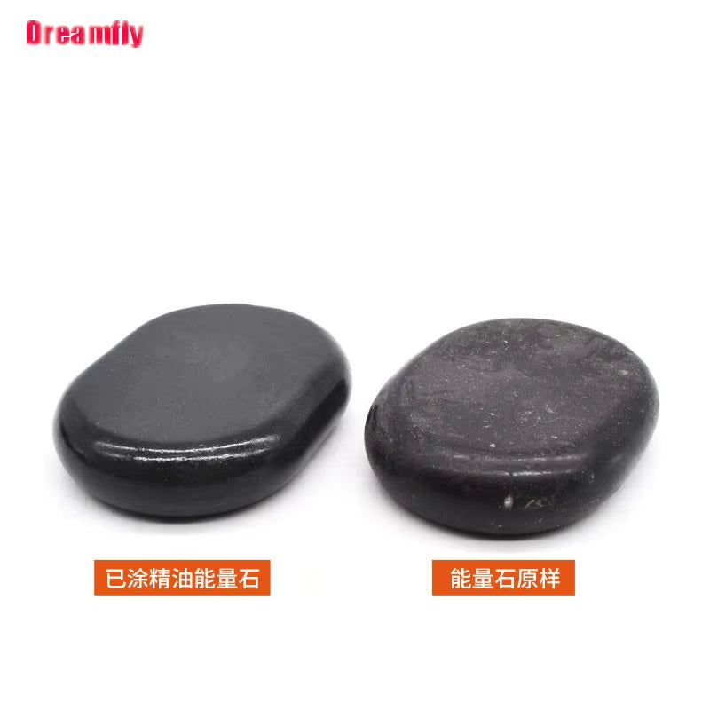 Black Natural Massage Stones Massage Lava Energy Massage Set Spa Rock Basalt Body Beauty Health Care Stone 3*4Cm